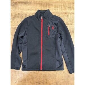 Spyder Knitted Fleece Jacket Full Zip Youth Size Small 7/8